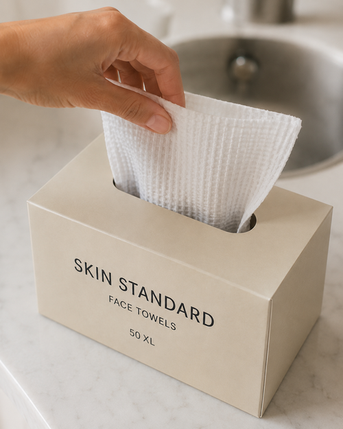 Face Towels Skin Standard en routine
